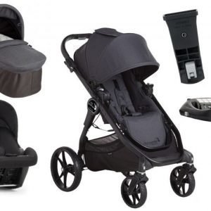 Baby Jogger yhdistelmävaunut City Premier + Turvakaukalo + Isofix-telakka Granite