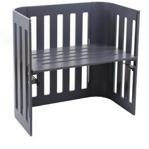 BabyBay Bedside Crib Trend Harmaa