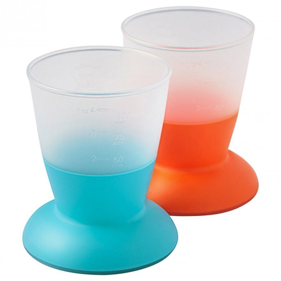 Babybjörn Cup 2-Pack Orange/Turquoise Nokkamuki