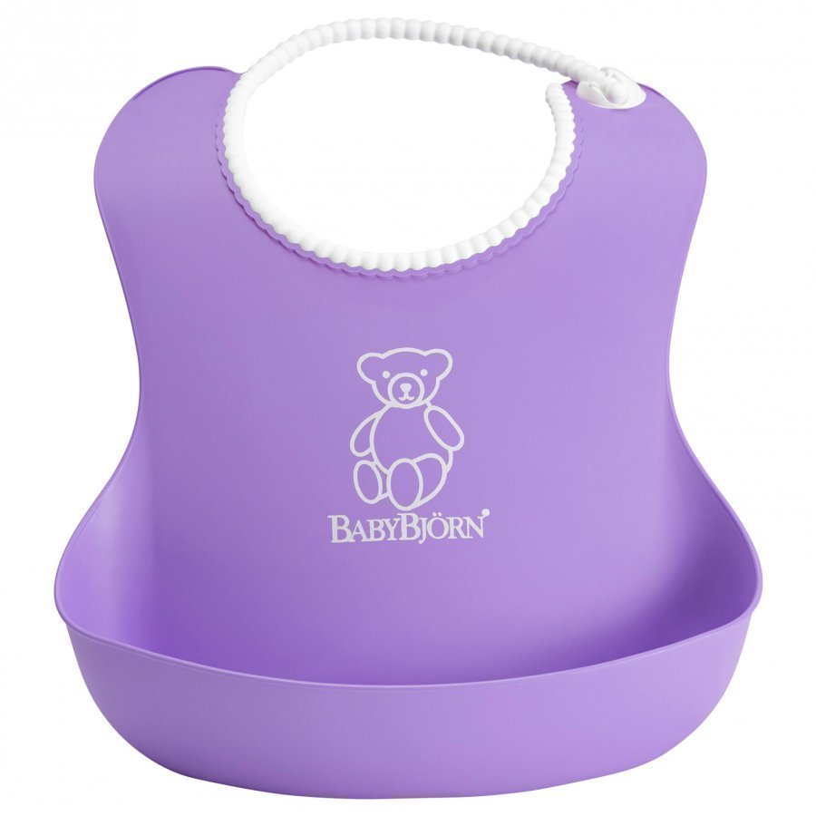 Babybjörn Soft Bib Purple Ruokalappu