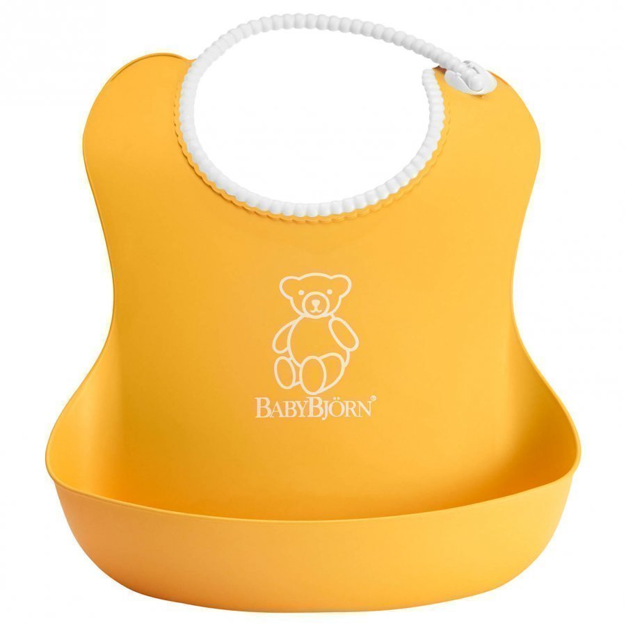 Babybjörn Soft Bib Yellow Ruokalappu