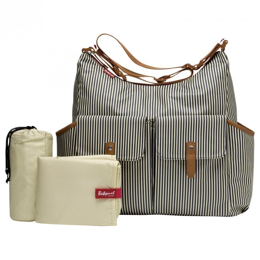 Babymel Frankie Changing Bag Stripe Navy Hoitolaukku