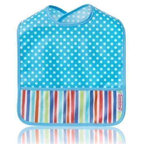 Bambino Wipe Off Ruokalappu Heavenly Dots/Stripes