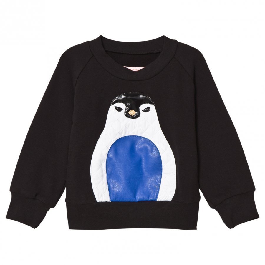 Bang Bang Copenhagen Black Penguin Applique Sweatshirt Oloasun Paita