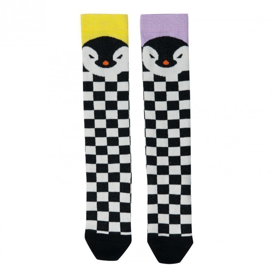 Bang Bang Copenhagen Black/White Penguin Knee Socks Sukat