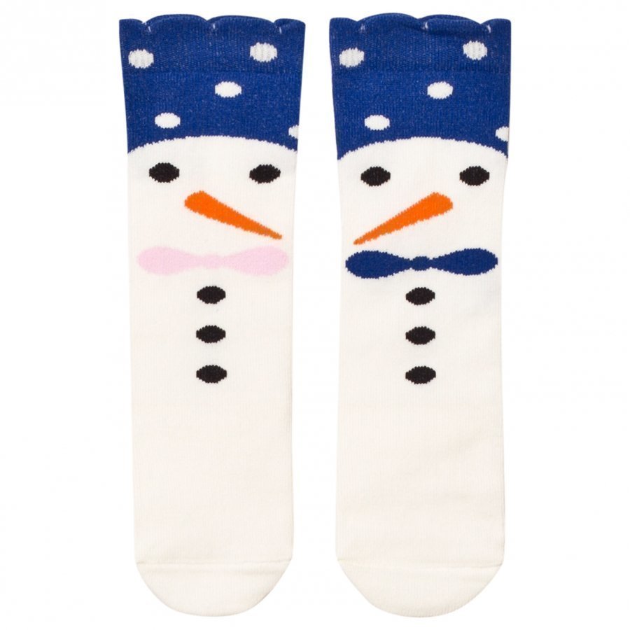 Bang Bang Copenhagen Blue Snow Family Knee Socks Sukat