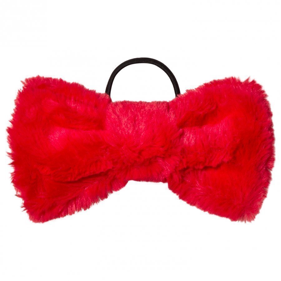 Bang Bang Copenhagen Red Furry Hair Bow Hiusnauha