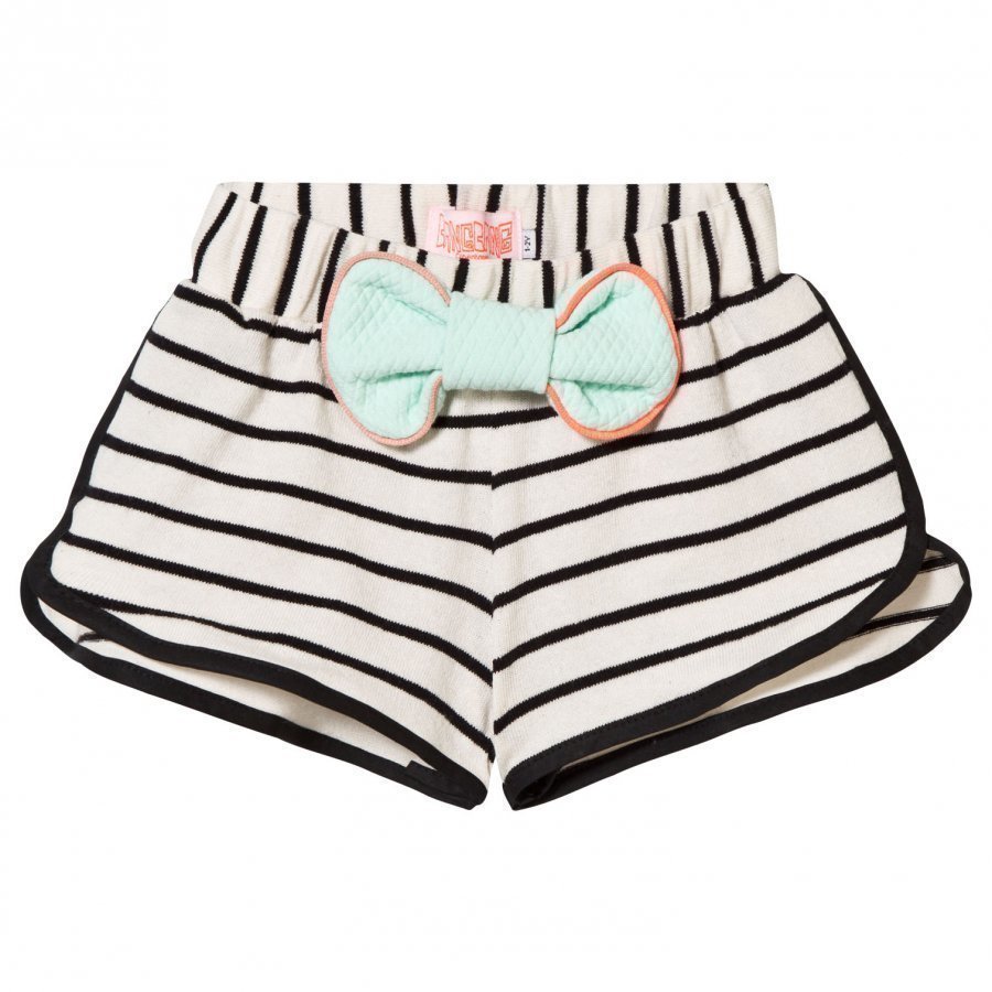 Bang Bang Copenhagen Sonja Shorts White And Black Stripe Juhlashortsit