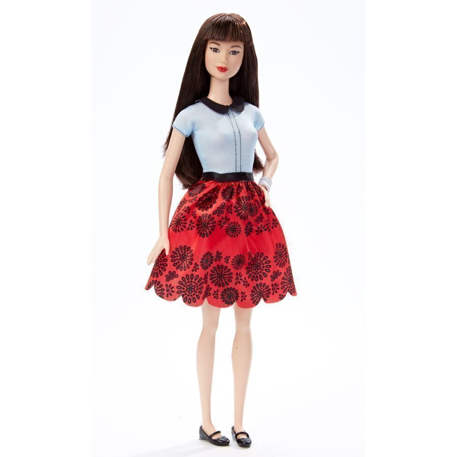 Barbie Fashionistas Nukke Ruby Red Floral