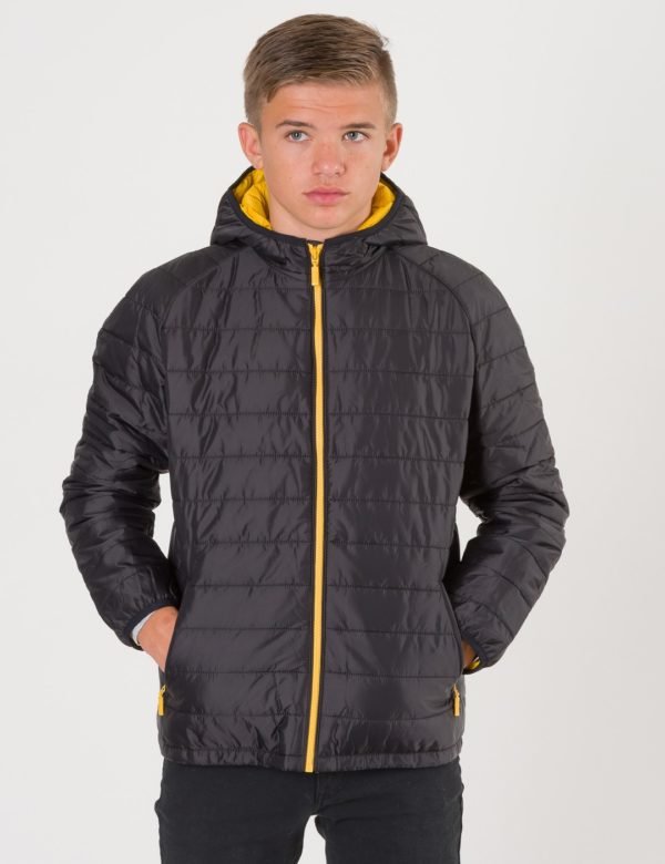 Barbour Locking Hooded Jacket Takki Musta