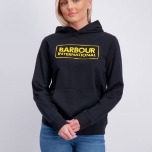 Barbour Logo Hoodie Huppari Musta