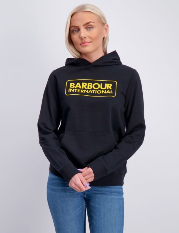 Barbour Logo Hoodie Huppari Musta