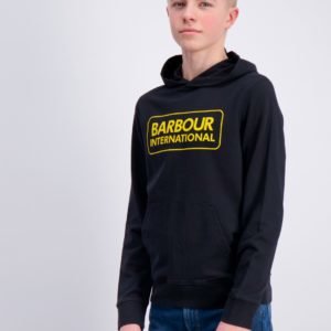 Barbour Logo Hoodie Huppari Musta