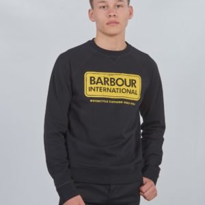 Barbour Logo Sweat Neule Musta