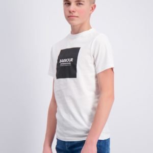 Barbour Logo Tee T-Paita Valkoinen