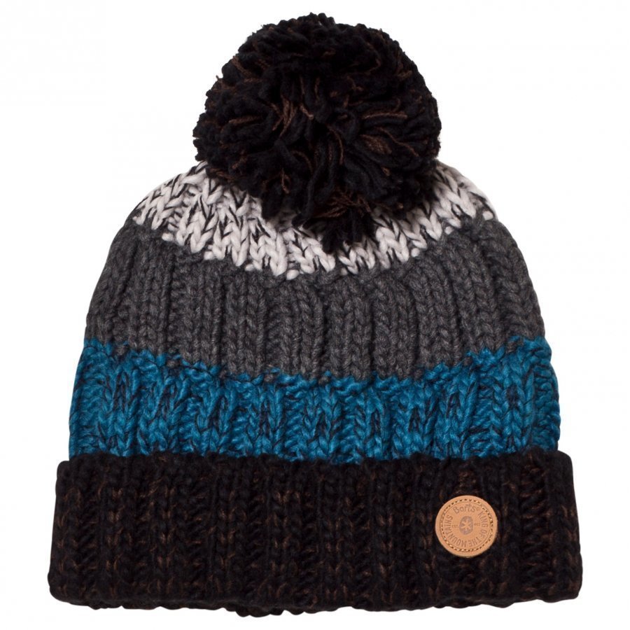 Barts Black/Blue Stripes Wilhelm Beanie Pipo