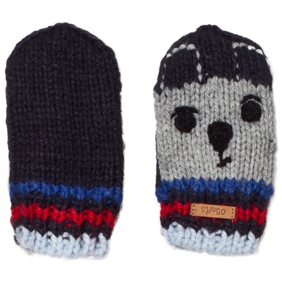 Barts Navy Bear Bouly Mittens Fleece Lapaset