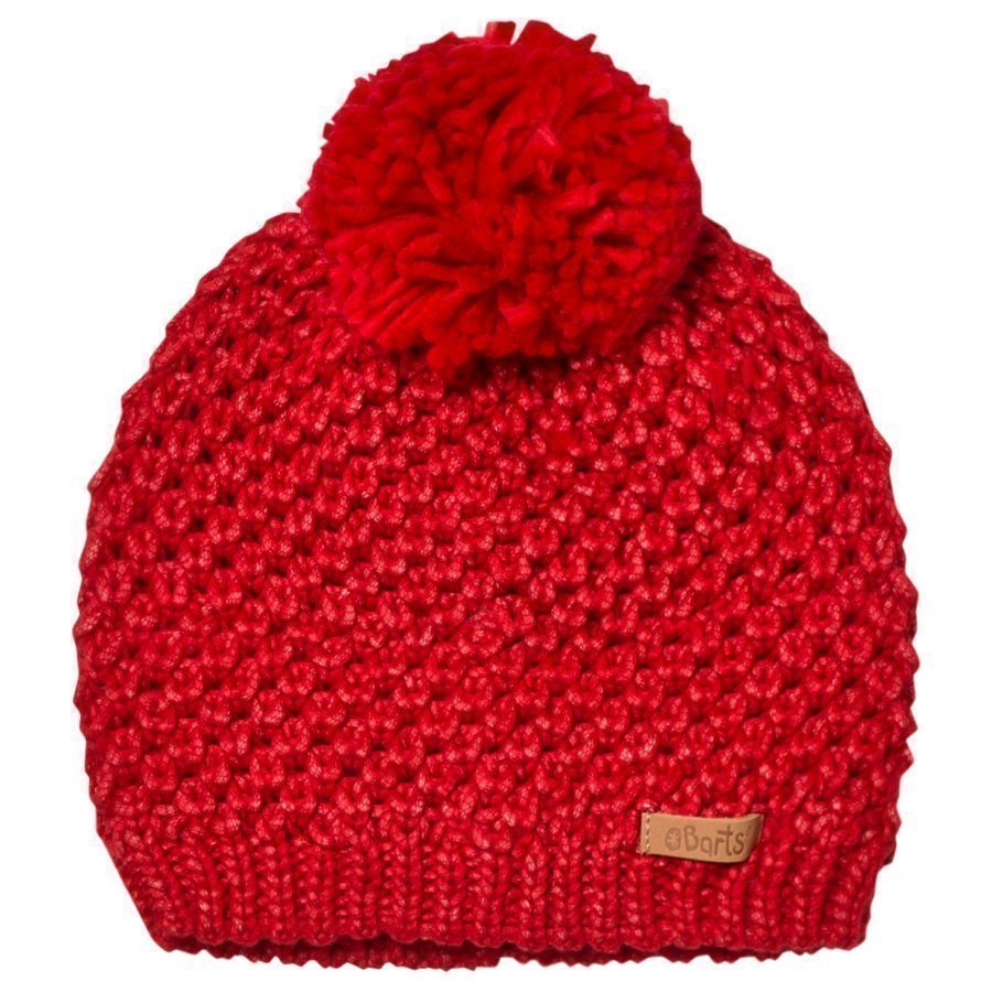 Barts Red Knitted Cers Beanie Pipo