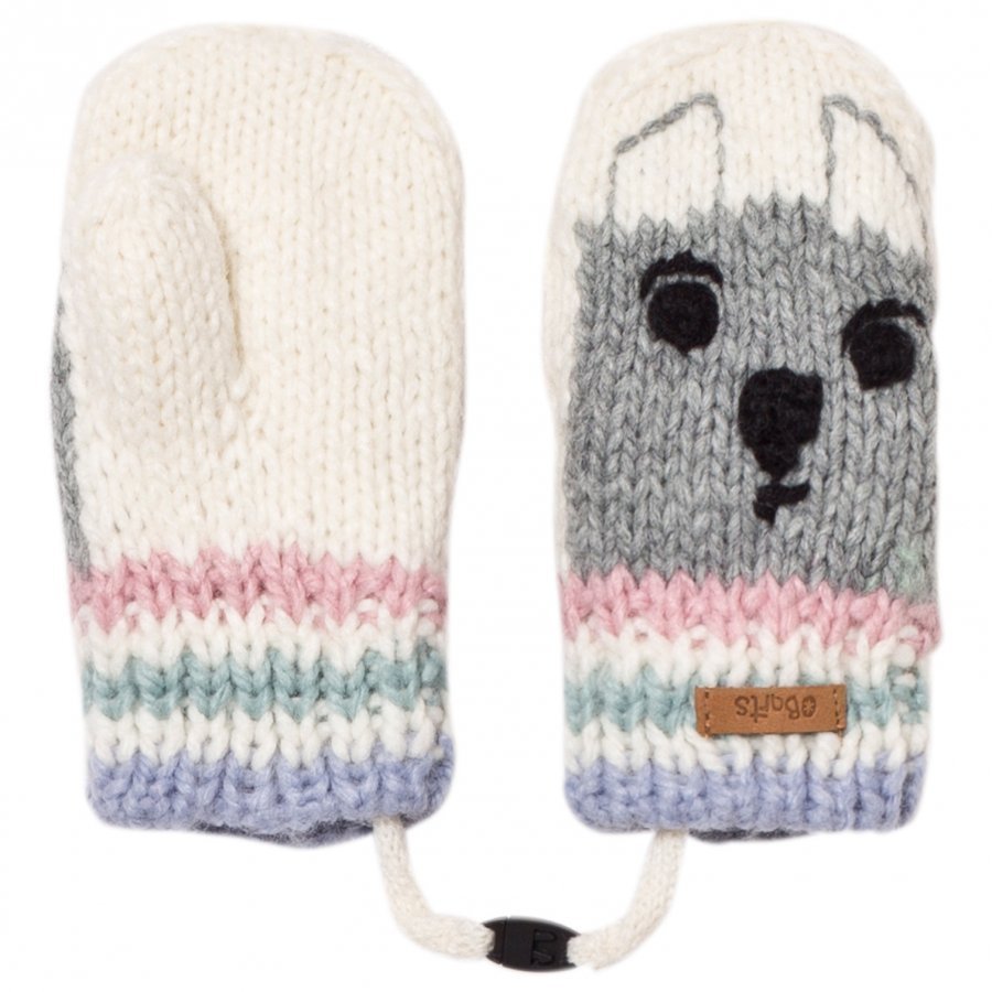 Barts White Bear Bouly Mittens Fleece Lapaset