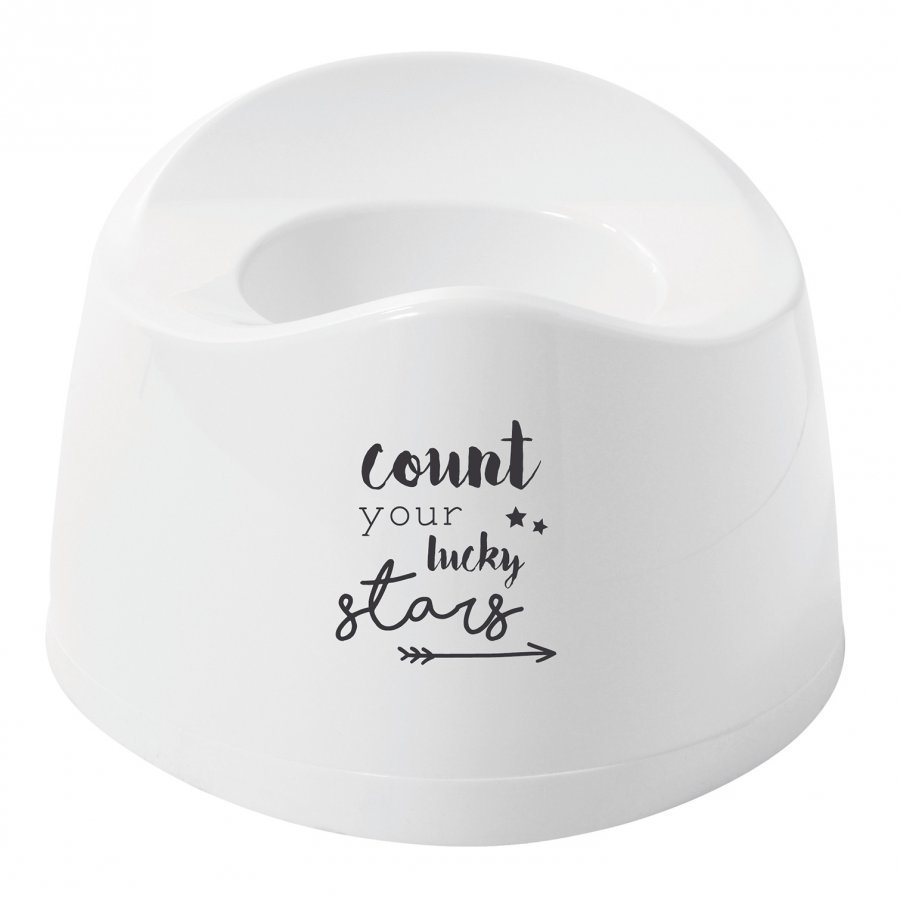 Bebe-Jou Potty Lucky Quotes White Potta