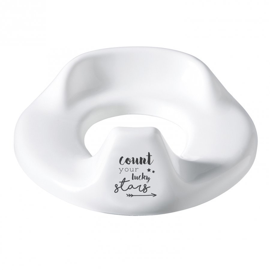 Bebe-Jou Toilet Trainer Adjustable Lucky Quotes White Potta