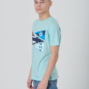 Ben Sherman Textured Pennants Tee T-Paita Sininen