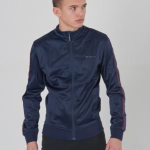 Ben Sherman Tricot Funnel Jacket Neule Sininen