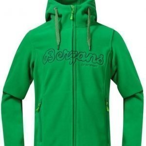 Bergans Huppari Fleece Youth Green/Navy