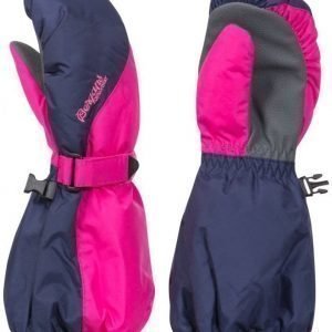 Bergans Rukkaset Vedenpitävät Vetlebotn Kids Mitten Hot Pink/Navy