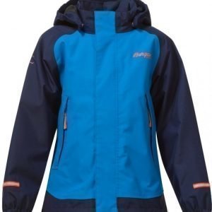 Bergans Takki Knatten Vedenpitävä Kids Light Sea Blue/Navy