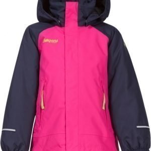 Bergans Takki Storm Insulated Kids Navy/Pink/Lime