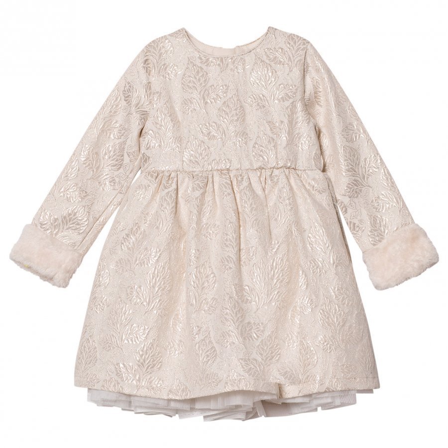 Billieblush Cream Jacquard Dress Mekko