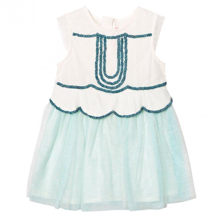 Billieblush Mint Tulle Sequin And Embellished Dress Mekko