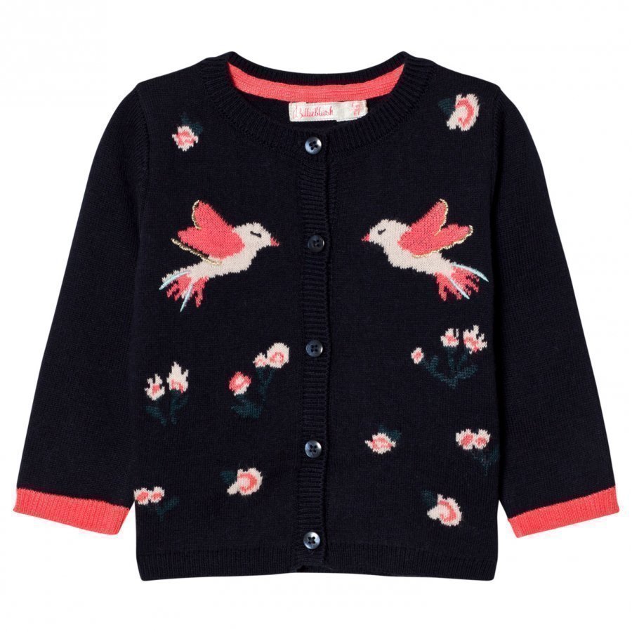 Billieblush Navy Bird Cardigan Neuletakki