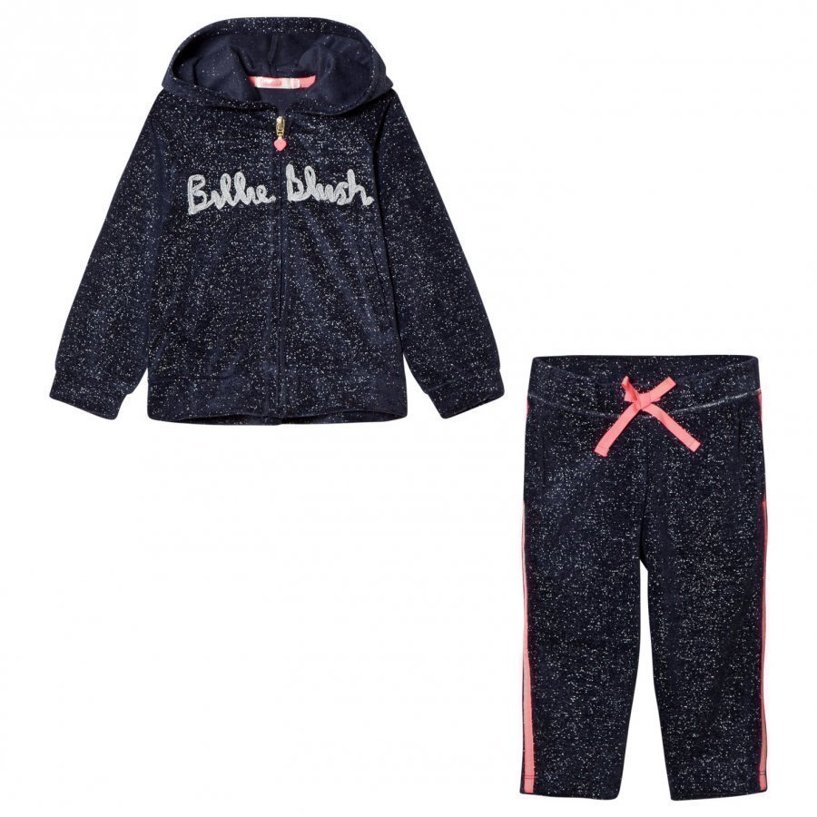 Billieblush Navy Glitter Logo Tracksuit Verryttelyasu