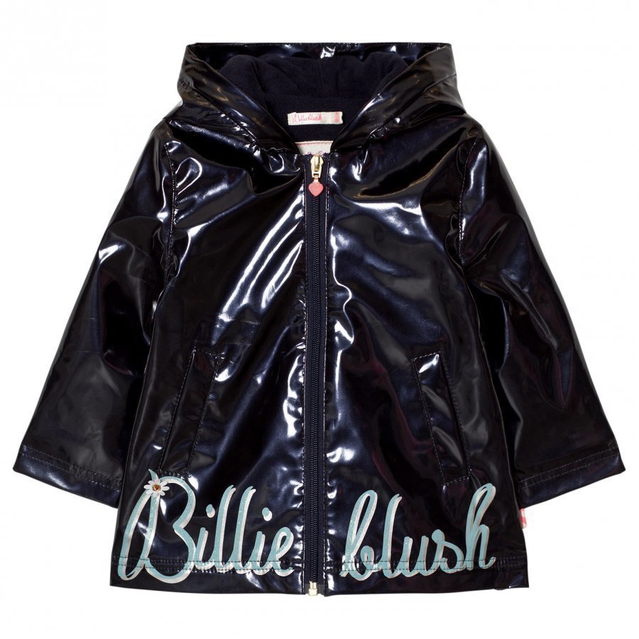 Billieblush Navy Rain Coat Sadetakki