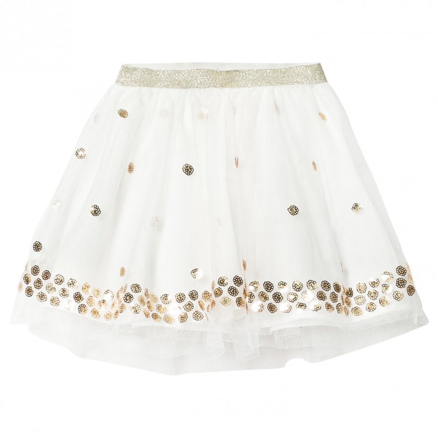 Billieblush Off White Sequin Spot Tutu Skirt Tyllihame