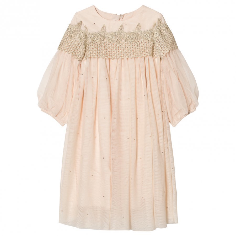 Billieblush Pink Embellished Tulle Dress Mekko