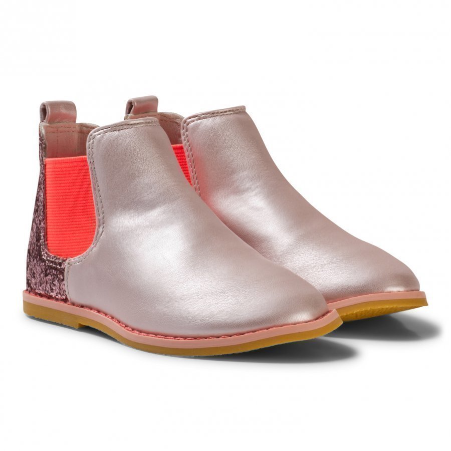 Billieblush Pink Glitter Back Chelsea Boot Vauvan Tossut