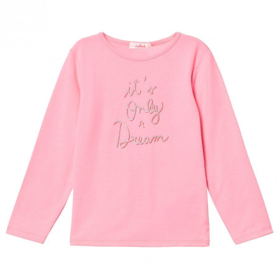 Billieblush Pink It´S Only A Dream Glitter Slogan Tee T-Paita