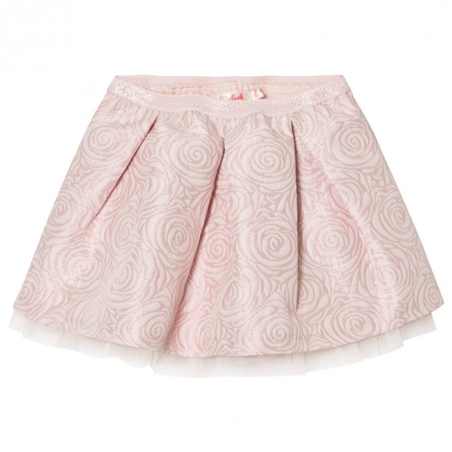 Billieblush Pink Rose Jacquard Skirt Lyhyt Hame