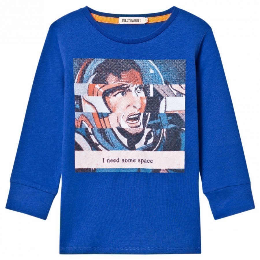 Billybandit Blue Space Print Tee T-Paita