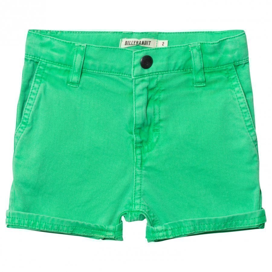 Billybandit Bright Green Chino Shorts Shortsit