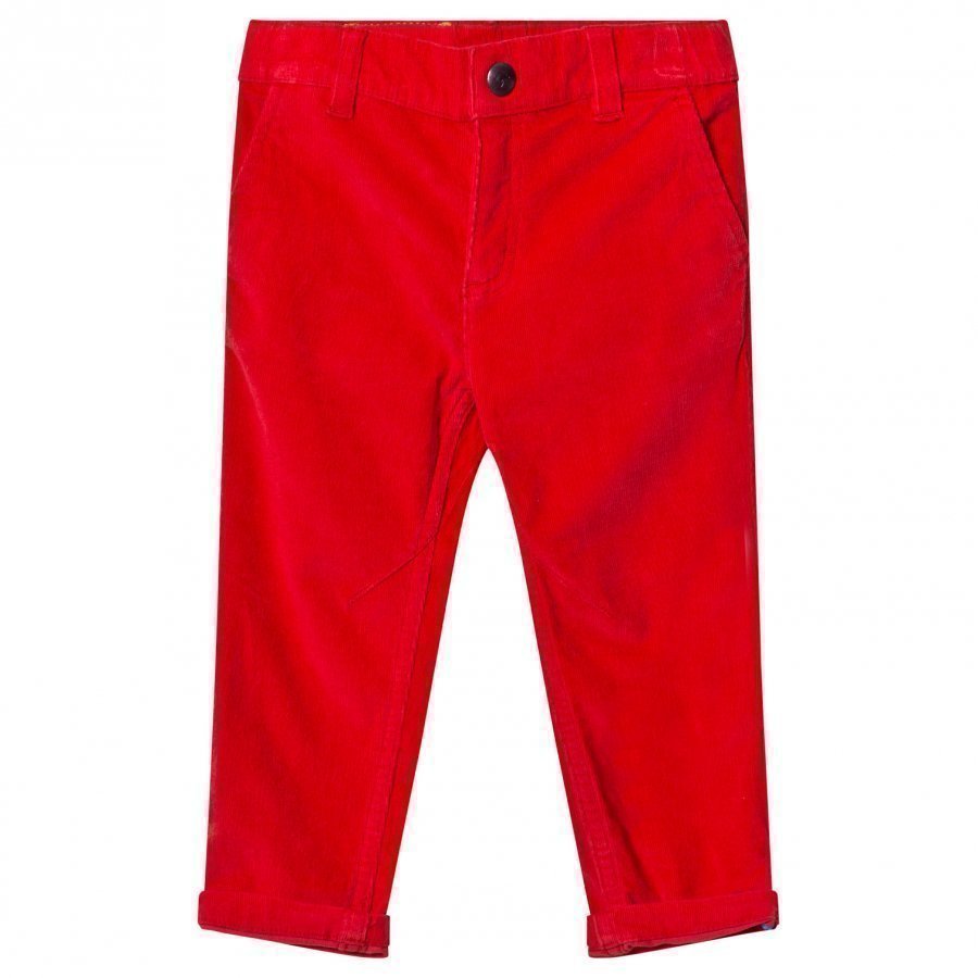 Billybandit Red Corduroy Pants Housut