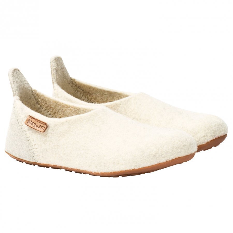 Bisgaard Basic Wool Home Shoe Cream Sisätossut