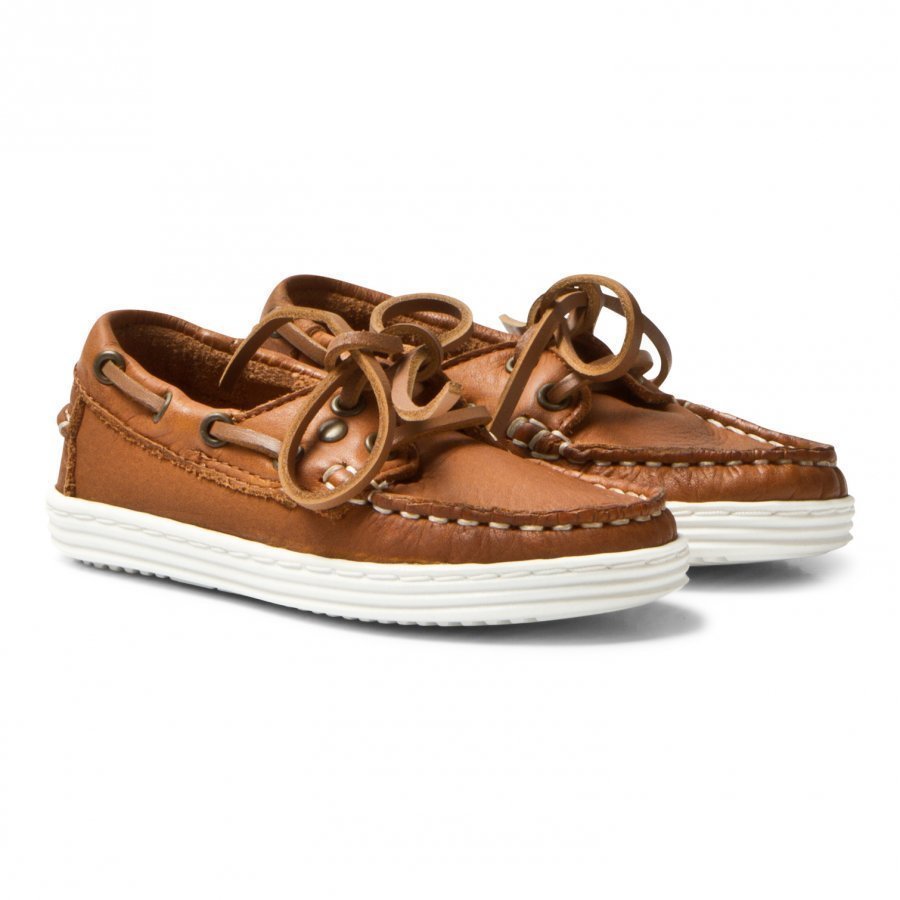 Bisgaard Boat Shoe Cognac Brogue Kengät