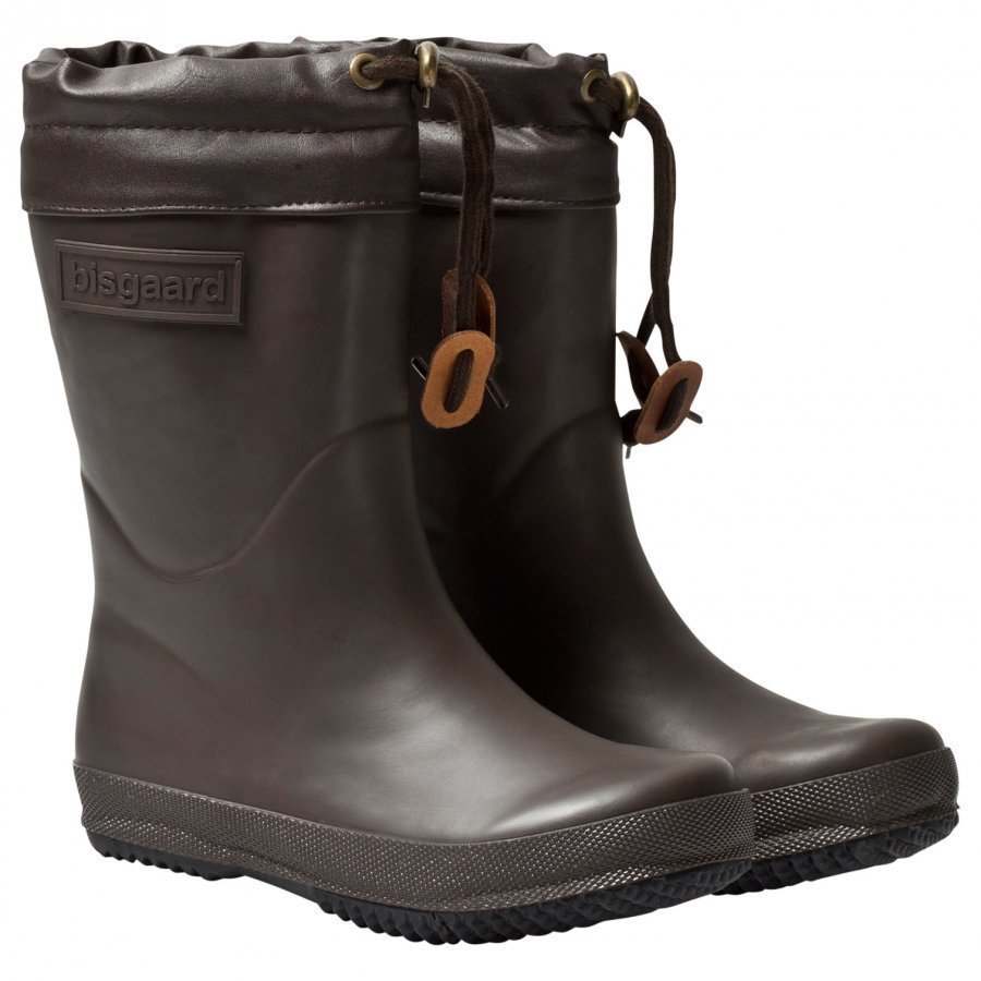 Bisgaard Rubber Boot Wool Brown Kumisaappaat