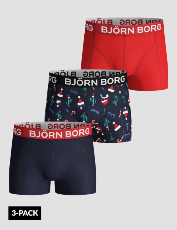 Björn Borg Shorts Sammy  Fun Santa Xmas Bo Bokserit Sininen