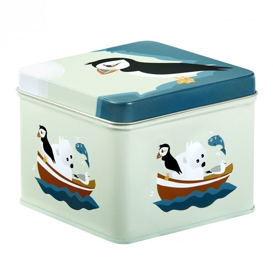 Blafre Small Tin Box Puffin Lounasrasia