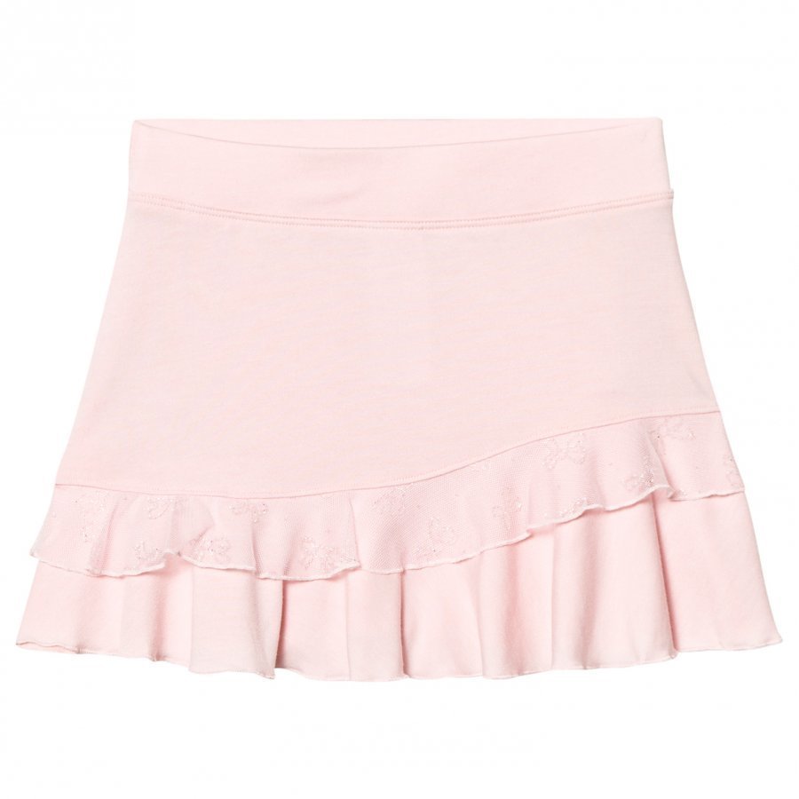 Bloch Pink Glitter Ruffle Guari Skirt Hame